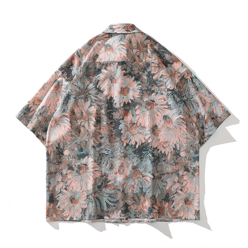 "Summer Leafs" Unisex Men Women Streetwear Graphic Shirt Daulet Apparel
