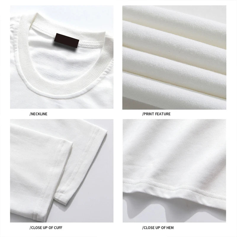 Y2k Chrome print – Summer Creative Letter Printed T Shirts For Men High Street
