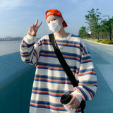 Trapwear Tribal flame – 2023 Spring New Fashion Striped Long Sleeved Comfortable Cas
