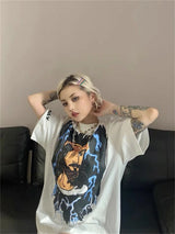 Y2K vintage t-shirt featuring summer kanye west chicago limited peripheral high street retro tops t shirt