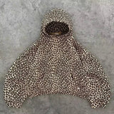 American Fashion Trend Pattern 3D Zipper Hoodie Women Street Y2K New H