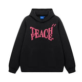 High End Fashion Brand American Letter Printed Sweatshirt Autumn Winter Men Women Couple Street Hooded Niche Retro Sweatshirt