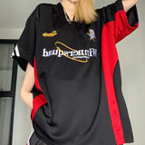 Skatercore Melting smiley – American High Street Men And Women Hip Hop Personality Lette