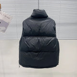 2023 Winter Men's Thickened Down Vest With Vertical Collar Down Jacket Vest