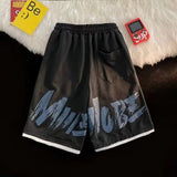 2024 mens casual shorts hip hop streetwear male gyms loose short pants joggers streetwear pants korean fashion men shorts unique joggers style 1920