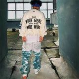 RRR123 Brand FASHION Jerry Same High-Street Print Gospel Cross Cotton Casual Long-Sleeved Roundneck Sweatshirt Pullover