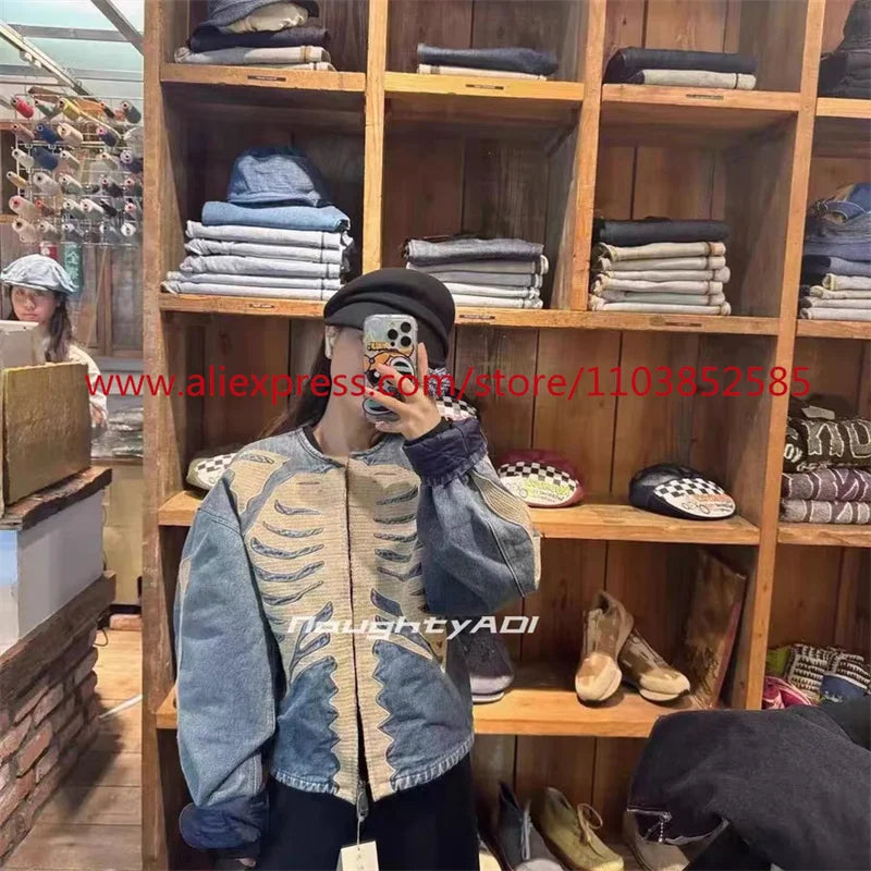 image fashion streetwear style print fit quality casual premium hop unisex urban oversized essential hip style b92a07 material vintage-mens-long-sleeved-denim-jacket-high-street-oversized-washed-bone-embedding-tops-clothing-autumn-winter-2024-heavyweight - design graphic wear high everyday streetwear design ID 7feb3