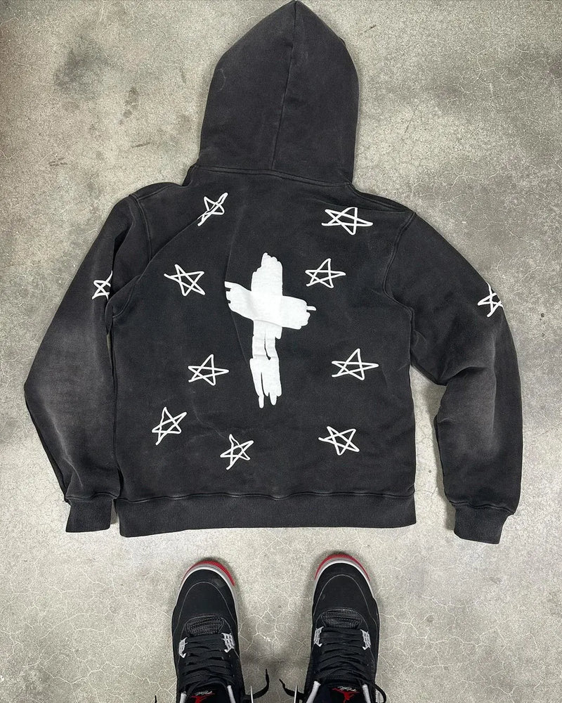 Y2K Womens Hoodie Long Sleeve Pullover Oversize Streetwear Personalize
