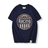 Skatercore Oversized shirt – Amekaji Vintage Mens T Shirt 2022 Spring Summer New Motorcyc