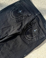 harajuku retro gothic y2k style straight leg jeans men embroidered casual street denim pants true religion high waist trouser vintage washed jeans