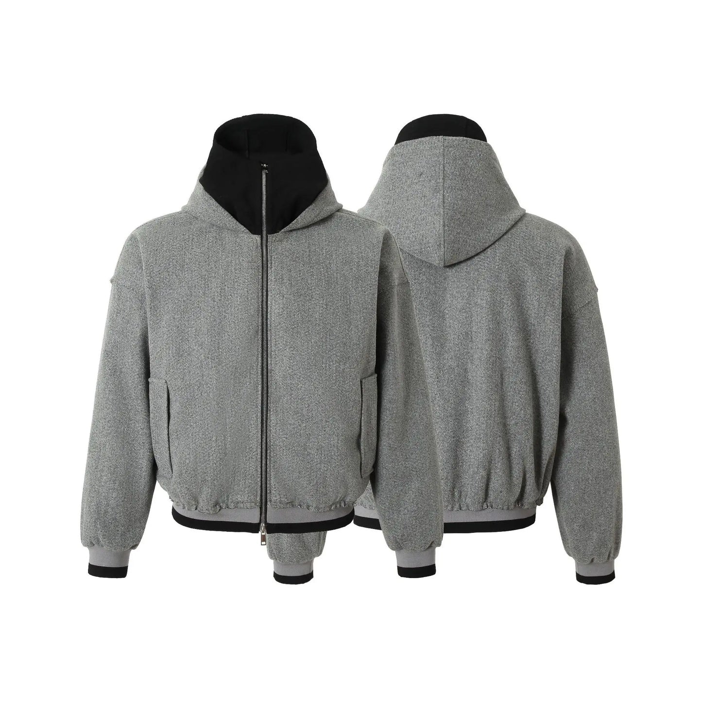 checkered bomber jacket, daily drip essential, men's streetwear fashion, oversized urban jacket, high quality cold-weather co
