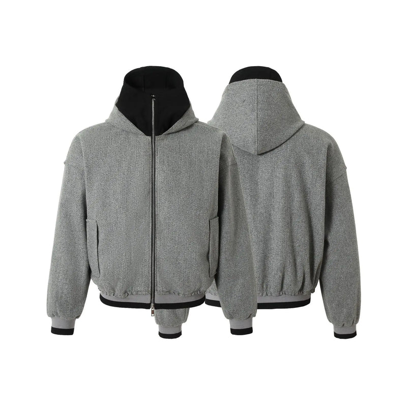 checkered bomber jacket, daily drip essential, men's streetwear fashion, oversized urban jacket, high quality cold-weather co
