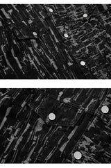 irregular scratched ripped holes denim jackets 2023 fashion turn down collar mens jean outerwear casual streetwear jeans nan  - variant style 174b58 for streetwear fashion