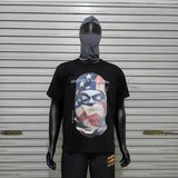 Glitchcore Fashion – High Quality Ih Nom Uh Nit T Shirt Masked Men Letter Printin – Urban Streetwear for Men & Women