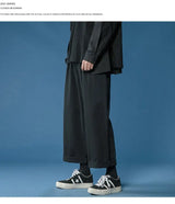 cotton casual pants men fashion oversized wide leg pants men streetwear hip hop loose straight pants mens vintage trousers m 3xl unique default style 3792