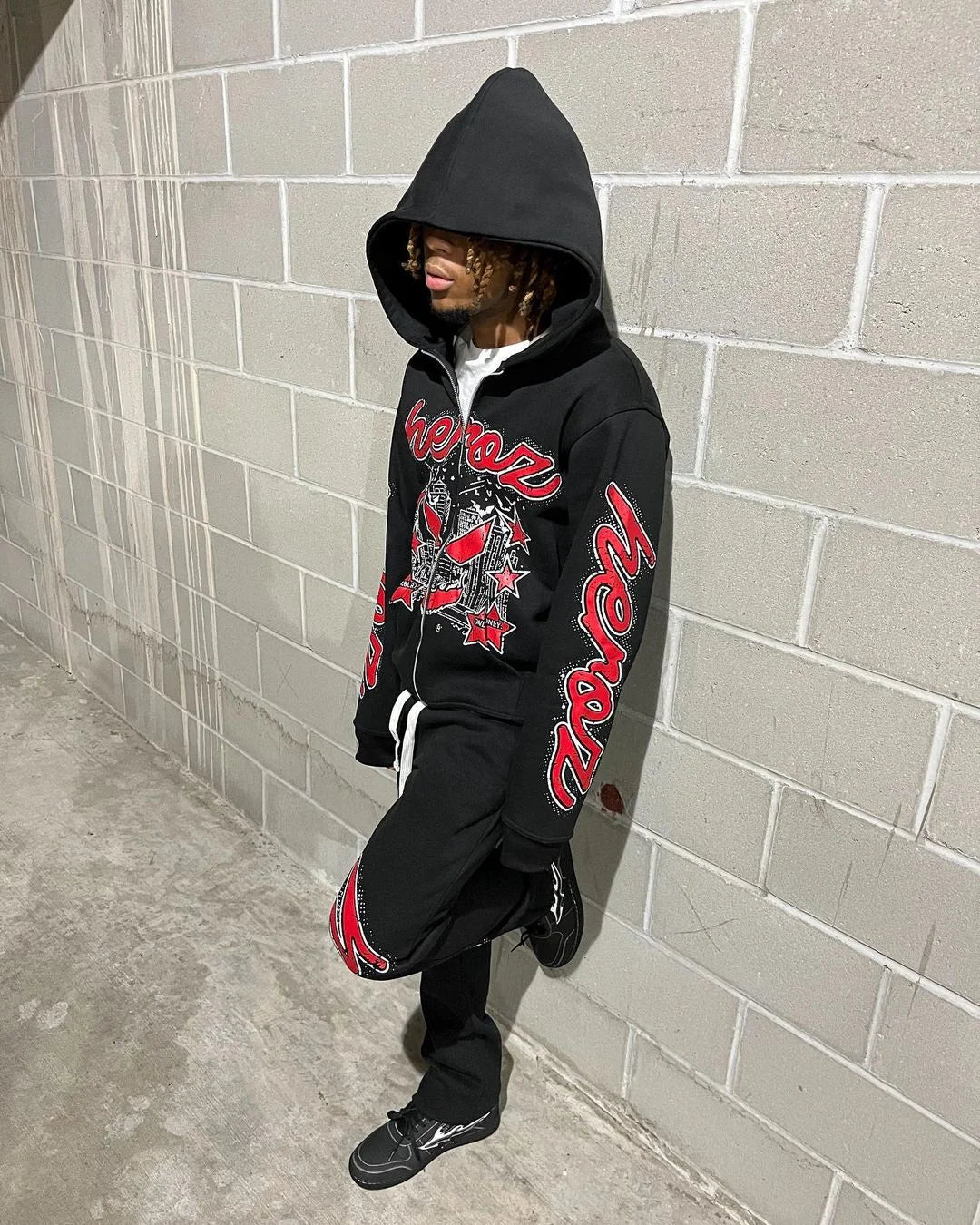 Y2K Women's Clothing Sweatshirt Pullover Long Sleeve Halloween Christmas Top Hip Hop Rap Dress Dark Skeleton