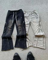 baggy casual y2k pants retro hip hop zipper cargo pants sweatpants men women harajuku letter joggers women trousers streetwear unique joggers style 873