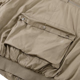 new 2024 khaki men rib sleeve fashion high couple baseball coats jackets abstract coat motor pilot winter warm 747 nan street - variant style f0cd83 for streetwear fashion