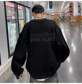 Korean Suede Round Neck Velvet Sweatshirt Spring, Autumn and Winter Loose Personality New Retro Y2K Jacket Heavy Student Top