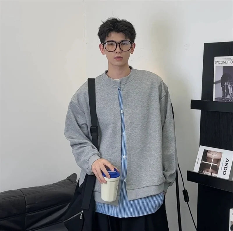 Hip-hop oversized hoodie with street-style graphics