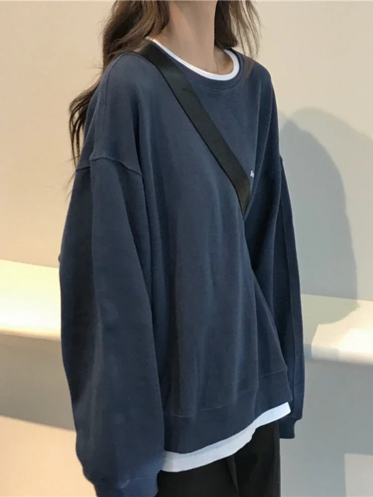 Sweatshirt For Women Y2K Hoodies Autumn Tops 2023 Woman Clothing Korea