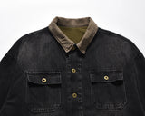 Zip-up hooded bomber oversized fleece vintage