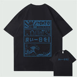 Anime Aesthetic Shirt – Men Hip Hop Streetwear T Shirt Japanese Kanji Cartoon – Edgy Streetwear for All Genders