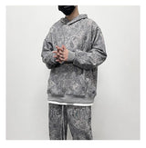 Vaporwave Drop – Fashion Paisy Hoodies Pullover Casual Suede Hooded – Streetwear Fashion for Men & Women
