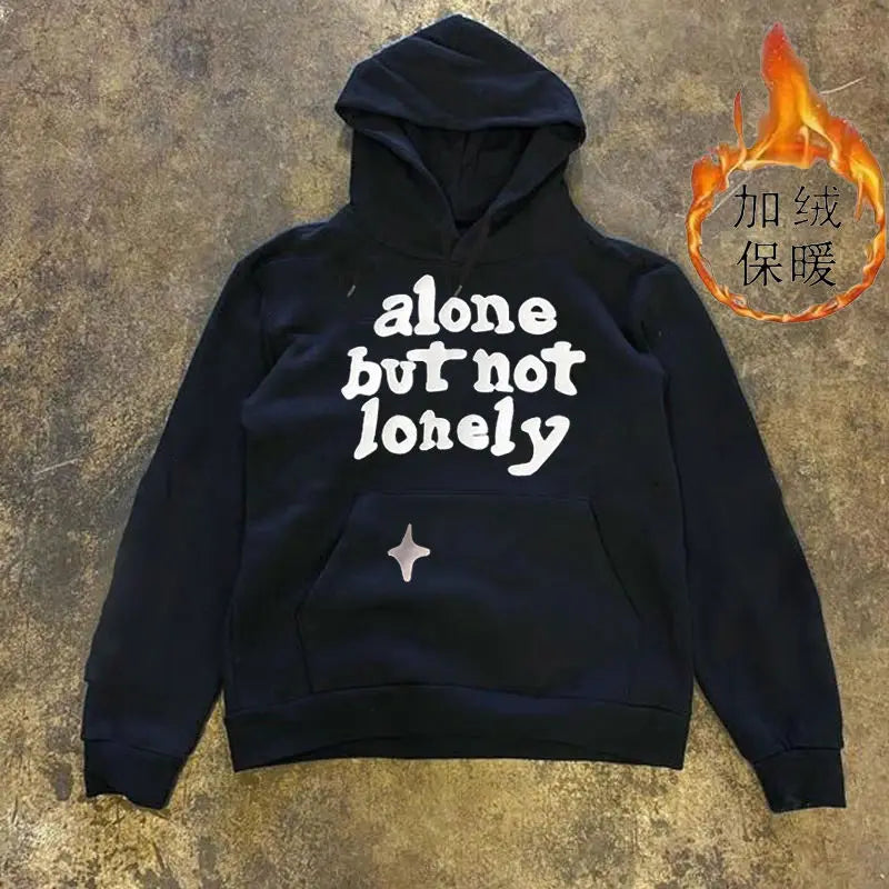 American Street Autumn Winter Letter Creative Men Women Sweatshirts Wi