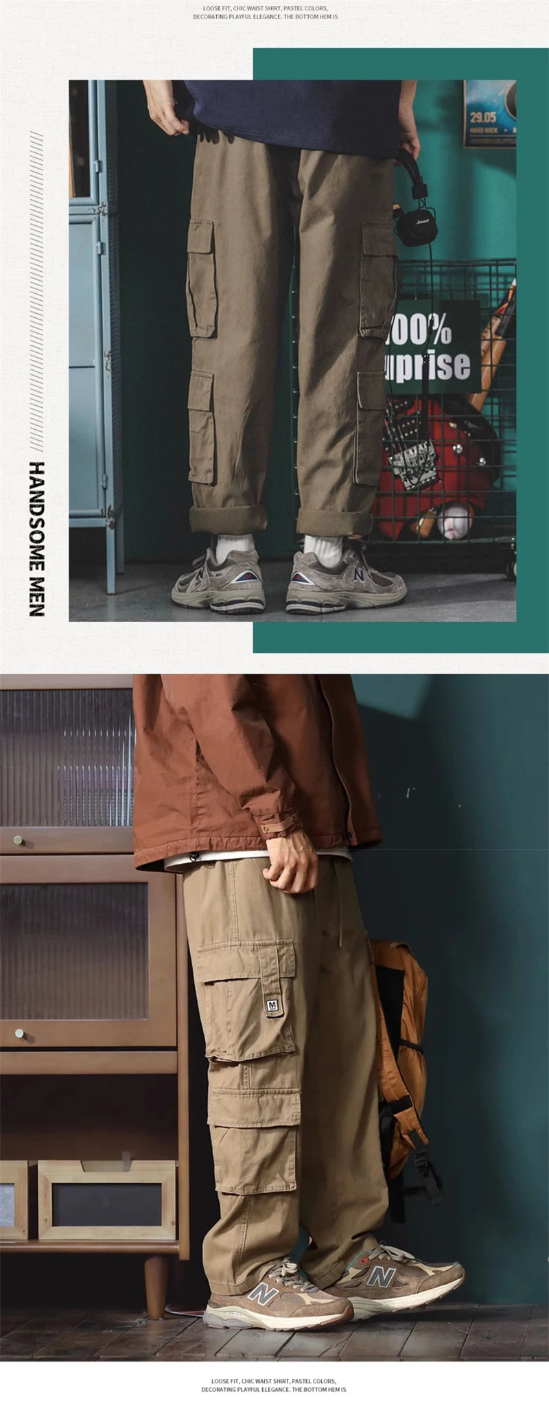 american vintage baggy cargo pants men outdoor sport military tactical sweatpants y2k straight multi pocket overalls trousers unique joggers style 469