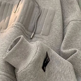 2024 New Letter Foam Printed Hoodies Mens Autumn Oversized Cotton Y2K