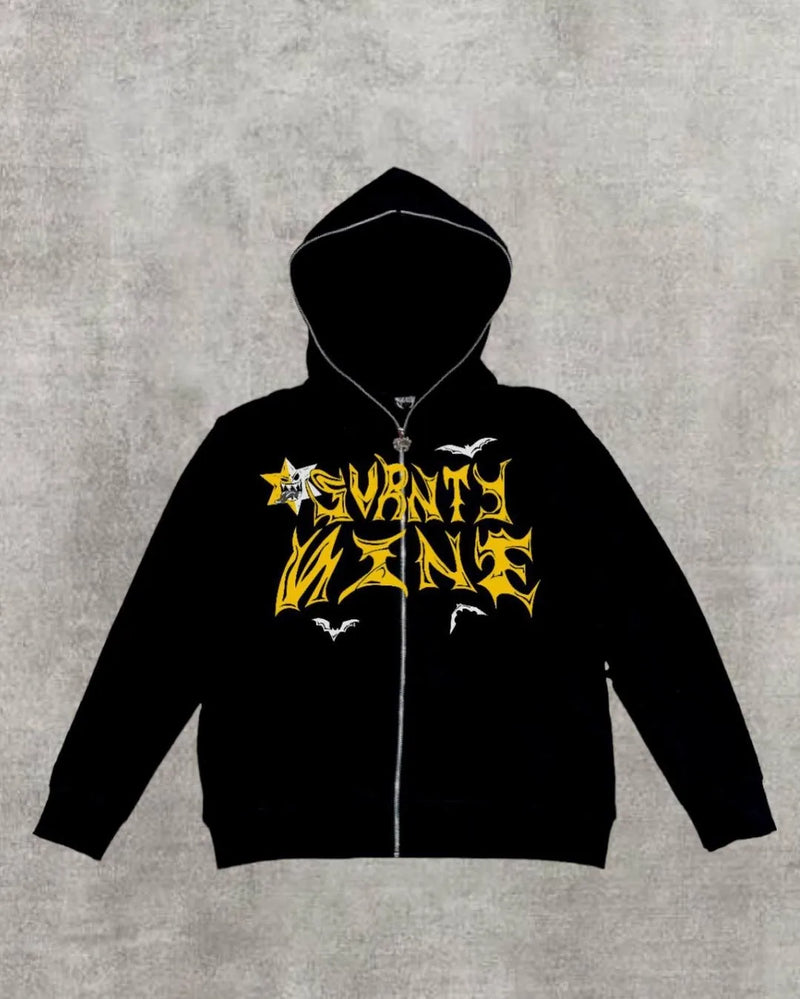 Y2K Womens Mens Hoodies Clothing Long Sleeve Pullover Zip Sweatshirt S