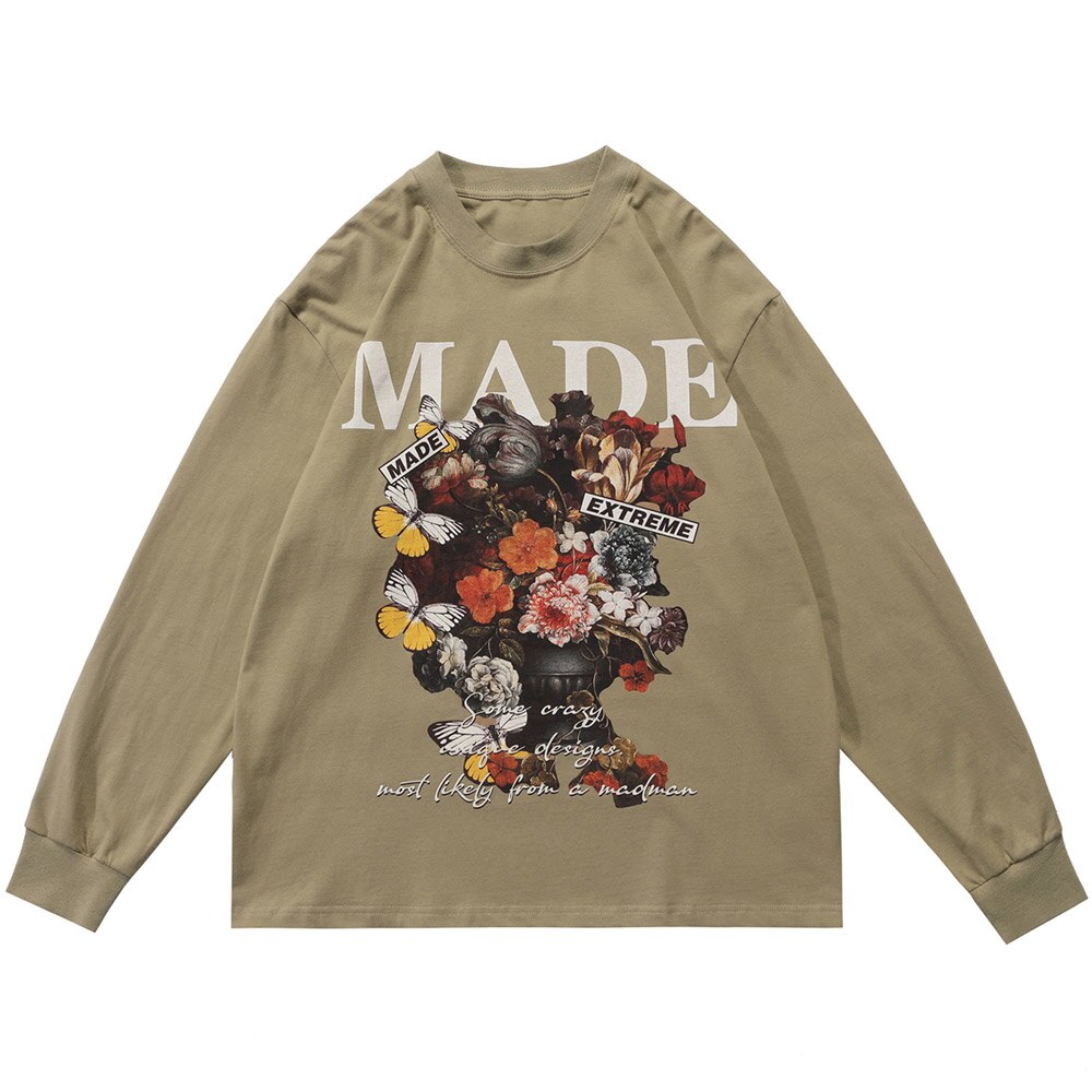 "Made Men" Unisex Men Women Streetwear Graphic Sweatshirt Daulet Apparel