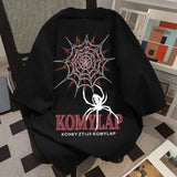 Cyberpunk Broken heart – American Street Summer Trend For Men And Women Spider Print