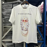 Glitchcore Fashion – High Quality Ih Nom Uh Nit T Shirt Masked Men Letter Printin – Urban Streetwear for Men & Women