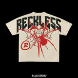 Skatercore Chrome logo – Harajuku Oversized T Shirt With New Gothic Devil Angel Lette