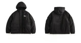 Outdoor Multi Pocket Thicken Man Jacket Winter Retro Warm Camping Cotton-padded Clothes Casual Print Loose Hooded Fashion Coat