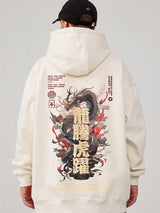 Chinese Dragon Graphic Printed Hoodies Men Streetwear Hip Hop Clothing Y2K Fleece Sweatshirts 2024 New Oversized Pullover Hoody