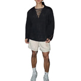 minimalist knit jumper, daily wear essential, trendy urban fashion top for men, layered streetwear look