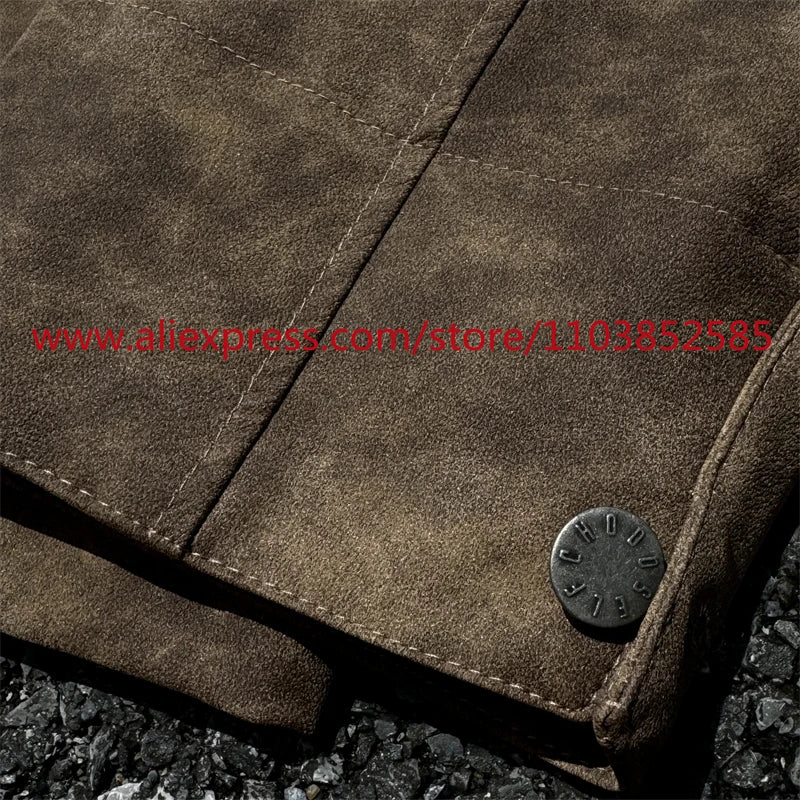 - style image graphic fit 5192b4 essential casual material autumn-and-winter-vintage-long-sleeved-leather-jacket-american-heavy-duty-motorcycle-high-street-short-style-distressed-lapel hip streetwear premium oversized design style urban wear unisex print high quality everyday hop fashion streetwear design ID e96c1