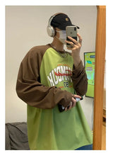 Sadcore Graphic tee – Long Sleeved T Shirt Men Spring New Style Avocado Green Ragl