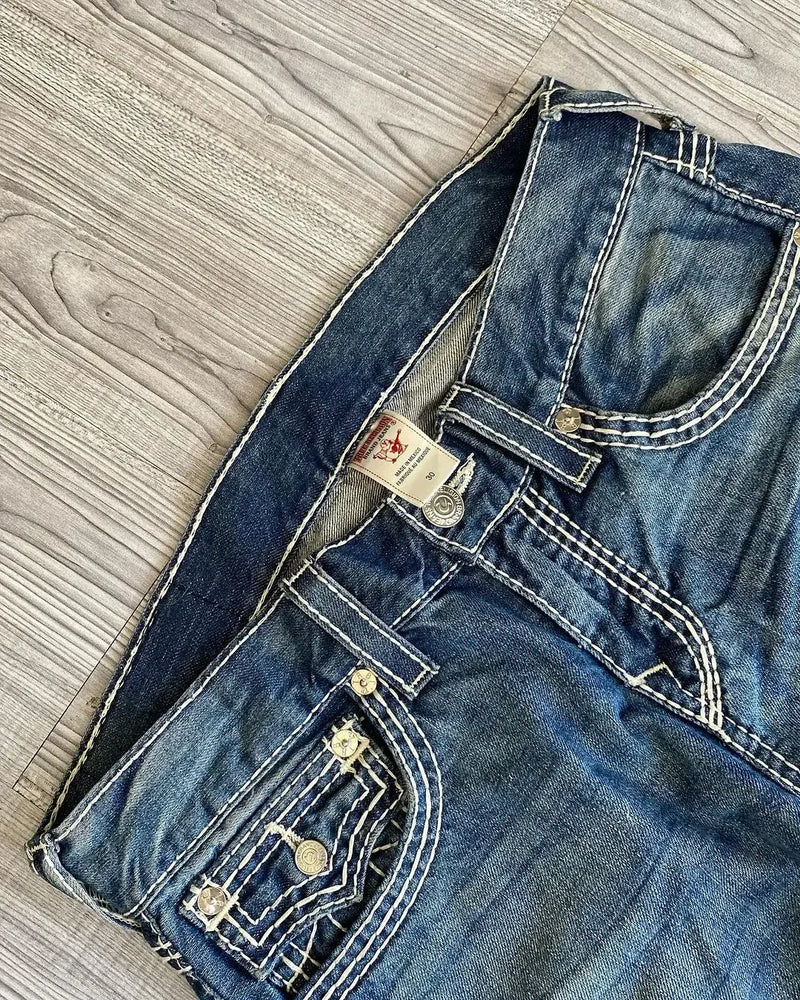 retro gothic y2k style straight leg jeans women harajuku embroidered casual street denim pants fashion new high waist trouser unique jeans style 3132