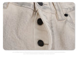 graffiti ink paint print straight pants unique default style 1240