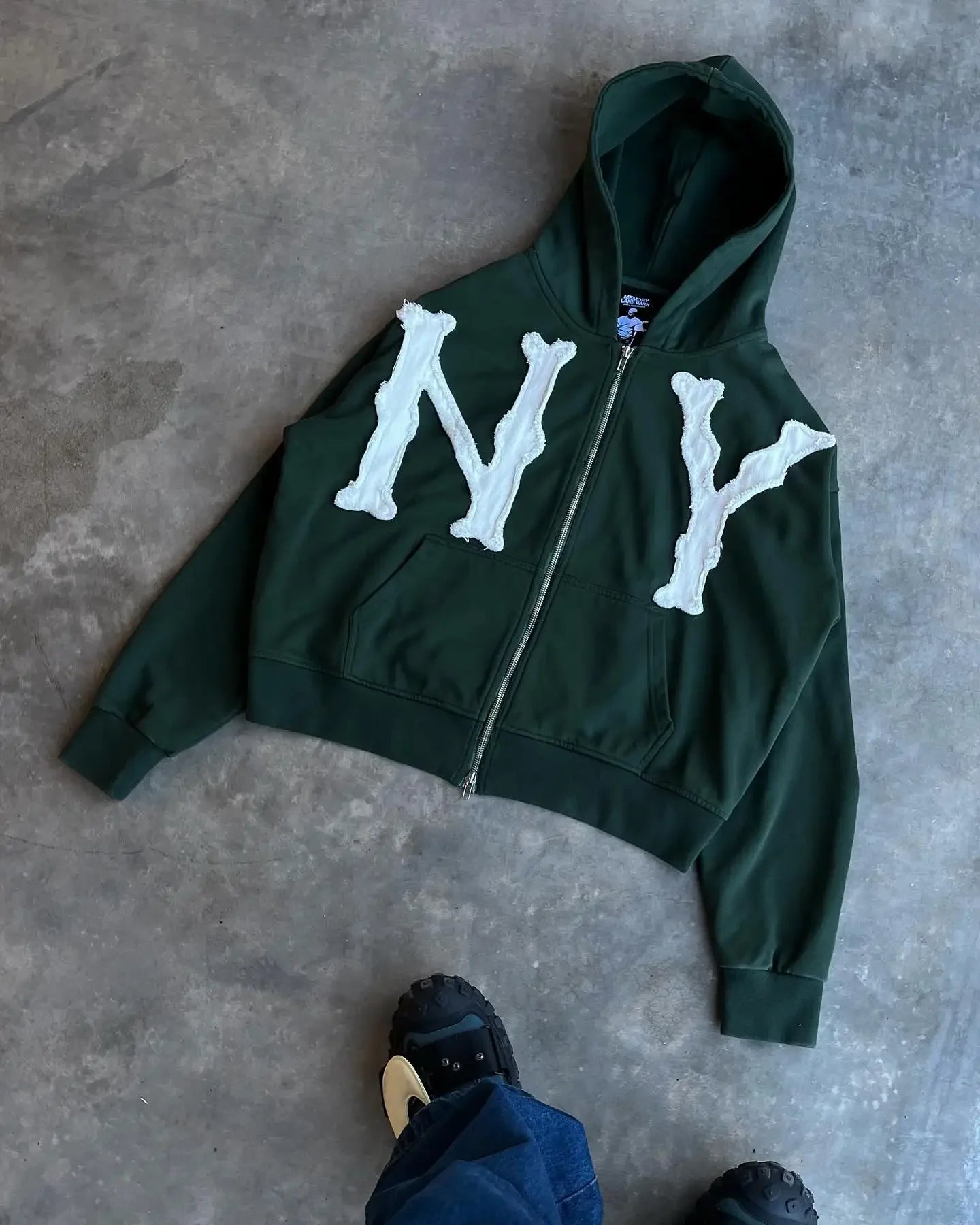 Personalized Hooded Sweatshirt and Sweatpants Two-piece Set Trendy Y2K Niche Sports Men's Top