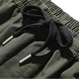 mens side pockets cargo pants elastic waist trousers streetwear hip hop loose fit ankle drawstring military sweatpants joggers unique joggers style 4675