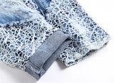 fashion stars patchwork mesh denim jeans new casual slim fit biker trousers skinny jeans men streetwear hip hop pants joggers unique joggers style 331