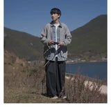 techwear zip bomber, urban street style, mens fashion