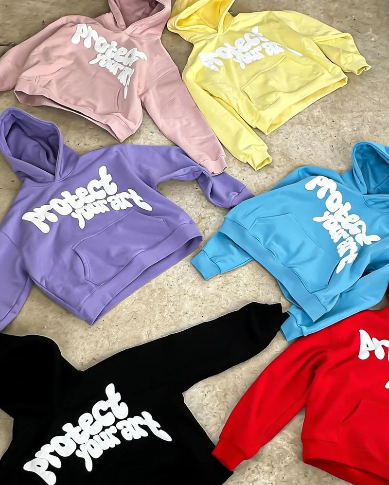 Y2k Pullover Print Pattern Long Sleeved Hoodie Hoodie Clothing Vintage Street Rap Trend Wear High Street