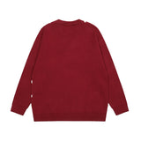 hip hop harajuku spider web pattern knitted sweater unisex pullover streetwear winter casual loose sweater warm jumper knitwear - trendy hip hop fashion hoodie, urban fashion pullover, 2025 streetwear drop