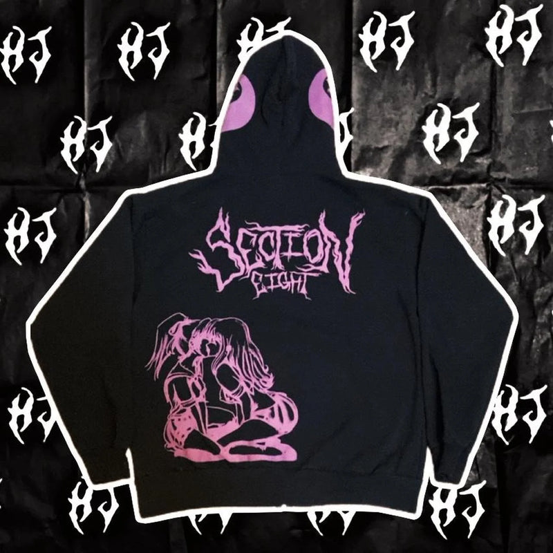 Y2K Womens Mens Hoodies Clothing Printing Long Sleeve Pullover Sweatsh
